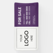 Real state Logo Modern Banner (Verticaal)