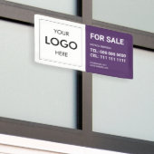 Real state Logo Modern Banner (Buitenkant Gebouw)