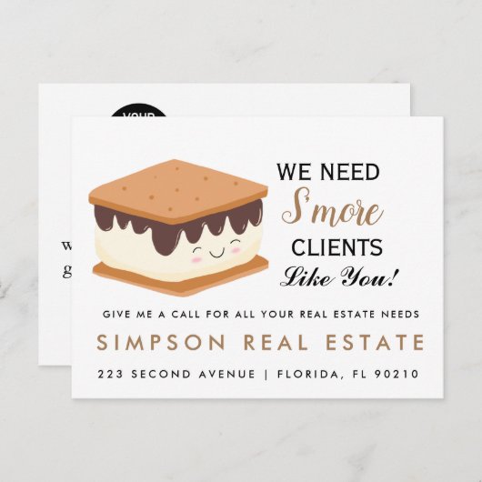 Real State Open House plus Pop par carte postale (Devant / Derrière)