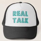 Real Talk Snapback Trucker Pet (Voorkant)