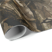 Real Tree Camouflage Wrapping Paper Cadeaupapier (Rol Hoek)