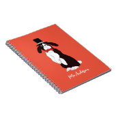 Real Tuxedo Bunny Notitieboek (Rechterzijde)