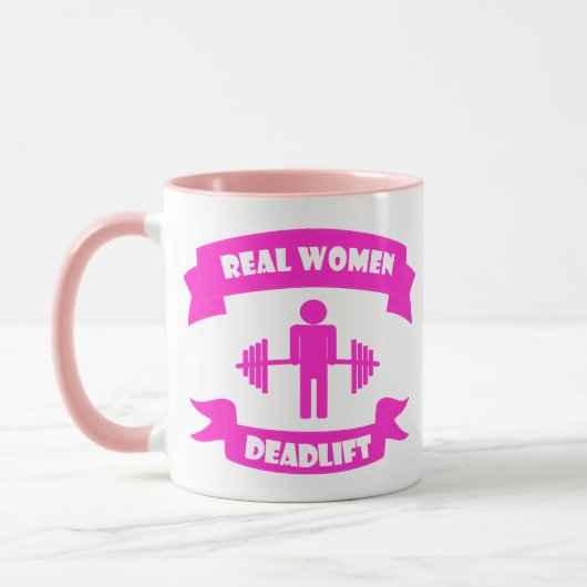Real Women Deadlift Barbell Weightliftning Mok (Links)