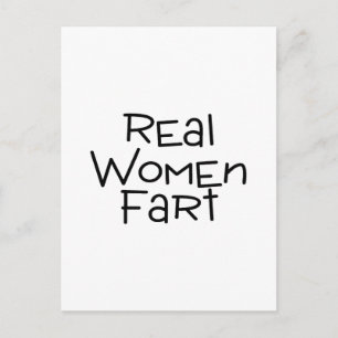 Real Women Fart Briefkaart