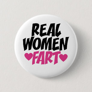 Real Women Fart Ronde Button 5,7 Cm