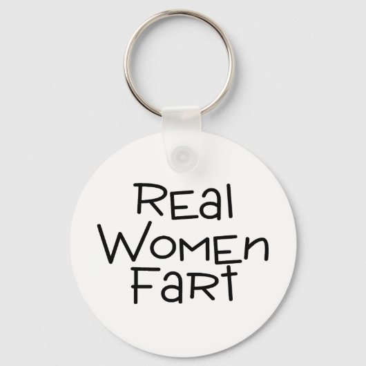 Real Women Fart Sleutelhanger (Voorkant)