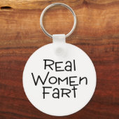 Real Women Fart Sleutelhanger (Voorkant)