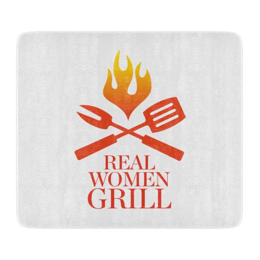 Real Women Grill Snijplank (Voorkant)