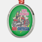 Real Women Ride American Motorcycle Ornament (Links)