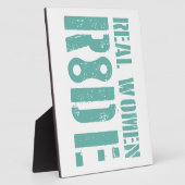 Real Women Ride Fotoplaat (Zijkant)