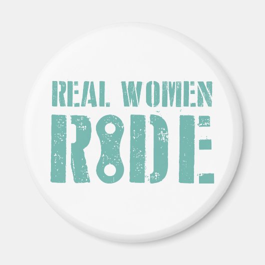 Real Women Ride Magneet (Voorkant)