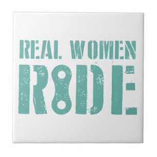 Real Women Ride Tegeltje
