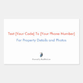 RealBird SMS Sticker (Voorkant)