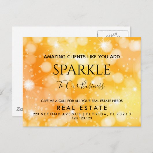 Realer Open House Sparkle Pop par carte postale (Devant / Derrière)