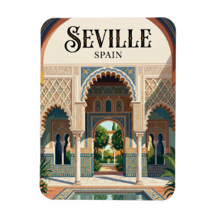 Reales Alcázar van Sevilla Spanje Magneet