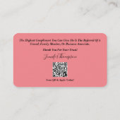 Réalisateur, Agent de prêt, Carte de visite d'assu (Dos)