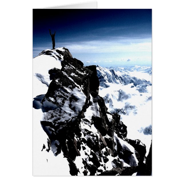 Réalisation de l'alpiniste hiver de neige (Devant)