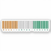 Réalisé en Côte d'Ivoire Sticker à code barre (Recto)