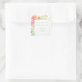 Réalisé par Sticker à cadre floral à main (Sac)