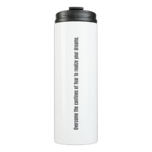 Realiseer je droomthermische getumbler thermosbeker