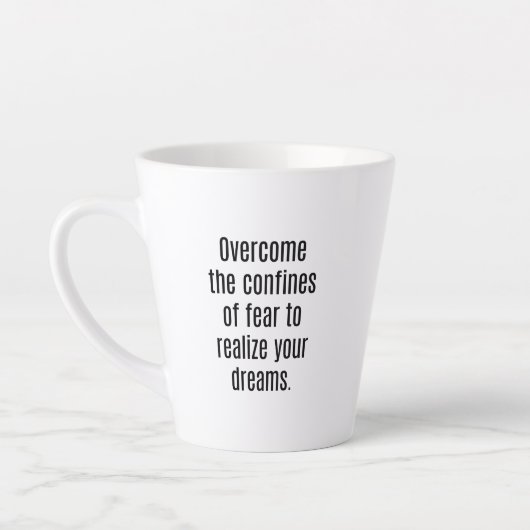 Réalisez vos rêves Latte Mug (Gauche)