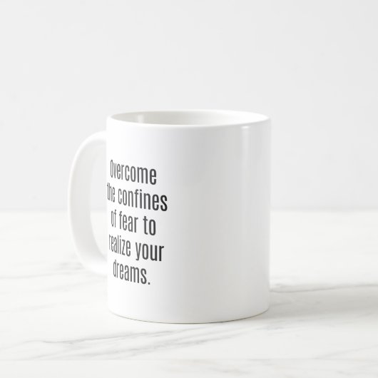 Réalisez vos rêves Mug (Devant gauche)