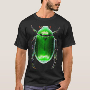 Realist Groene Scarab Kever Kinder of Volwassen Sp T-shirt