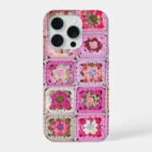 Realistic Crochet Granny Square iPhone Hoesje (Achterkant)