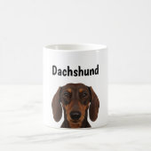 Realistic Dachshund Full Wrap 11oz Mug | Custom Up (Centre)