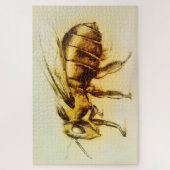Realistic Insect Sketch, Yellow Hornet, Bee, Wasp Legpuzzel (Verticaal)