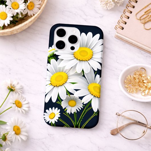 Realistic Modern Daisy  iPhone Hoesje