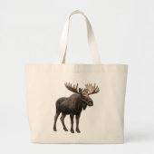 REALISTIC MOOSE DESIGN. SAMER BRASIL GROTE TOTE BAG (Voorkant)
