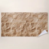 Realistic Sand Beach Handdoek – Natuur textuur Pri (Voorkant)