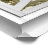 Realistisch 3D Beach Scene Fake Window Uitzicht Poster (Hoek)