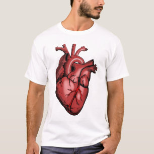 Realistisch Anatomisch Afbeelding van het hart T-shirt