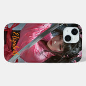 Realistisch anime vrouw krijger Case-Mate iPhone case (Achterkant (horizontaal))