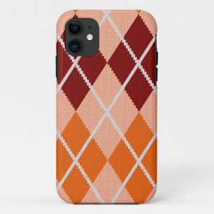 Realistisch Argyle Cloth iPhone 11 Hoesje