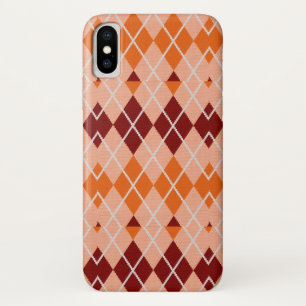 Realistisch Argyle Cloth iPhone X Hoesje