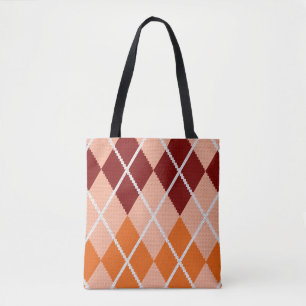 Realistisch Argyle Cloth Draagtas