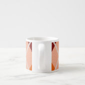 Realistisch Argyle Cloth Espresso Kop (Achterkant)