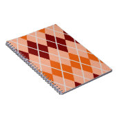Realistisch Argyle Cloth Notitieboek (Rechterzijde)