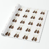 Realistisch boxinghandschoenen cadeaupapier (Uitgerold)