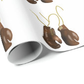 Realistisch boxinghandschoenen cadeaupapier (Rol Hoek)