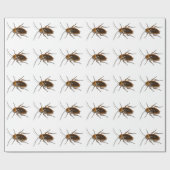 Realistisch-bruin-Cockroach Insect Cadeaupapier (Vlak)