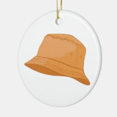 Realistisch Bucket Pet Keramisch Ornament (Links)