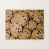 Realistisch chocolade Chip Cookie Legpuzzel (Horizontaal)