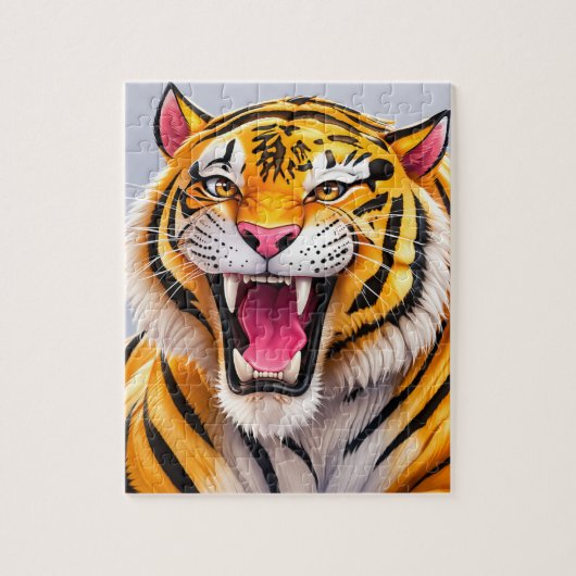 Realistisch dier kunst puzzel (Verticaal)