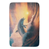 Realistisch dolfijnsprinkhin - Kinder soennitische Badmat (Voorkant Verticaal)