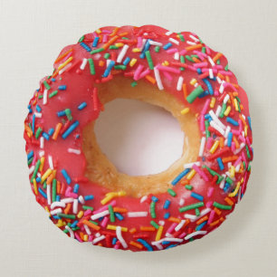 Realistisch Donut Pillow Rond Kussen