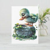 Realistisch eendje dat de Blarney Stone kust Kaart (Staand voorkant)